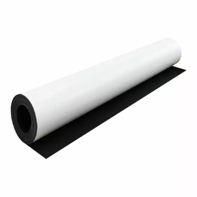Magflex® Doble Lite 620mm Ancho Hoja Magnética Flexible, Blanco Mate, 10m