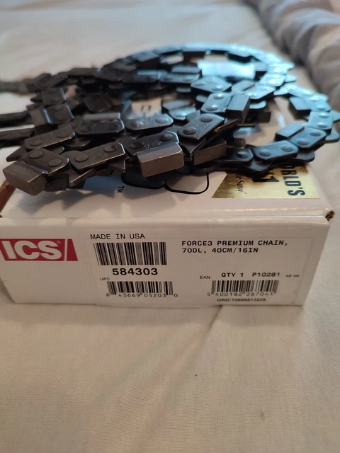 Original ICS Diamantkette für ICS Kettensägen, Force 3 Premium Chain 40 cm !!