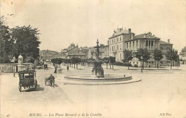 01  Bourg  Les Place Bernard Et De La Comedie