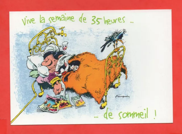 Vive La Semaine De 35 Heures De Sommeil - Gaston Lagaffe (J9276)