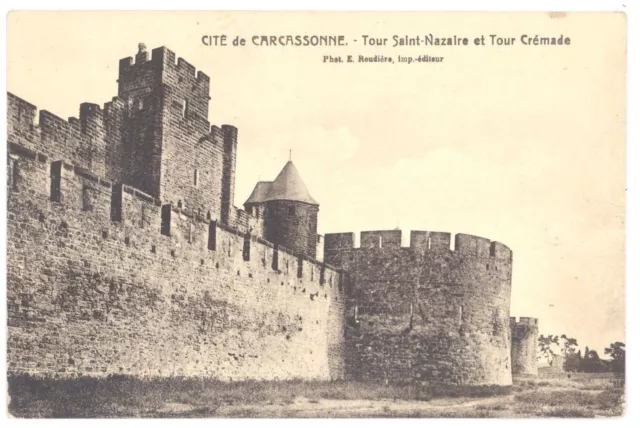 CPA 11 - Cité de Carcassonne  (Aude) - Tour Saint-Nazaire et Tour Crémade
