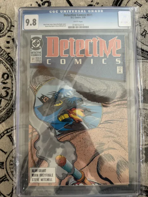 Detective Comics 611 CGC 9.8 White Pages