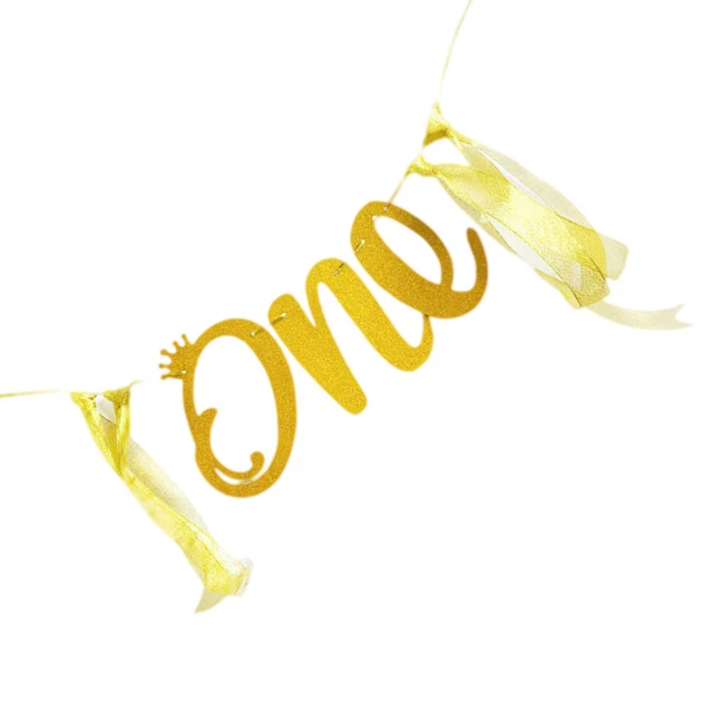 Striscione "One" Per Seggiolone Compleanno | Tema 1 Anno | Decorazione Rustica In Tela Con Cordino - Foto 3