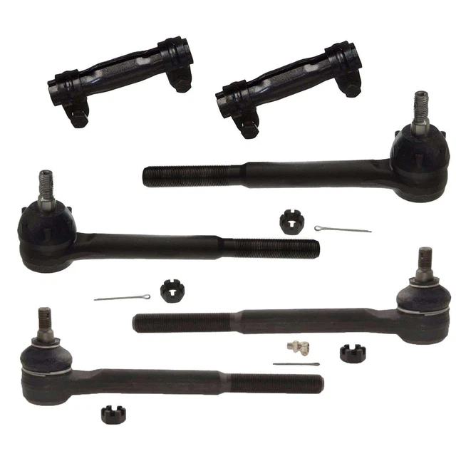 10 PC KIT Tie Rod Ends Dodge Ram 2500 3500 9497 Drag Link Sleeves Ball