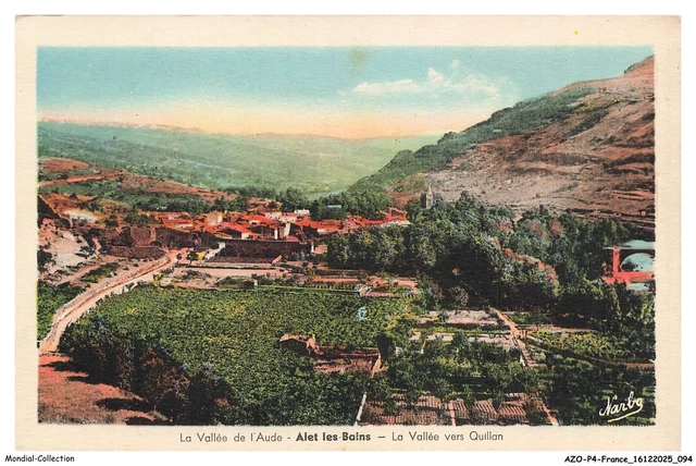 Alet Les Bains Place De La Republique (Cpa Animee à Alet-les-Bains