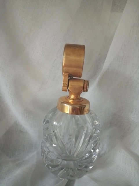 Vaporisateur à Parfum Ancien – Cristallerie De Lorraine – Pompe – Vintage