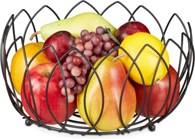 Cesto di frutta in filo metallico portafrutta moderno cesto di frutta per  verdura-Snack-vassoio da frutta in metallo da appoggio centrotavola -  AliExpress