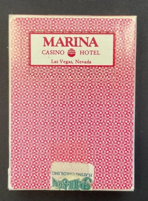 Vintage Marina Casino Playing Cards - Las Vegas - Paulson Red