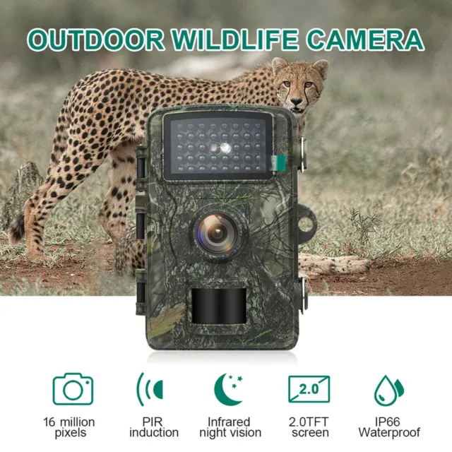 Caméra de sécurité extérieure avec résolution d'image 16 mégapixels et cap