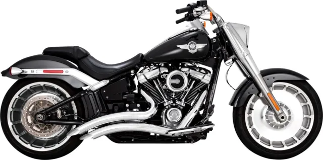 Vance & Hines Big Radius Chrome 2-into-2 Exhaust System (26375)