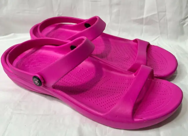 Women's Dawgs Sandals-Hot Pink-3 Strap-Size 11 NWOT