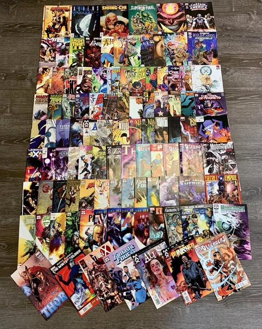 Lot (100) MARVEL & MAX COMICS From The 2000s Punisher, X-Men, Aliens, Deadpool