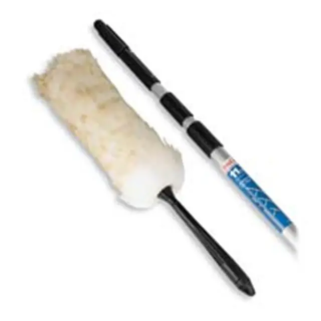DDI 931992 Unger Professional Duster Pole Kit Wool 3-Section Pole Extends 11&...