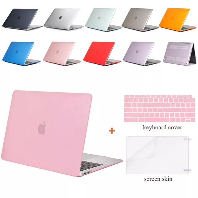 pour Macbook Air 13 pouces coque rigide 2016-2019 + housse clavier + peau d'écran