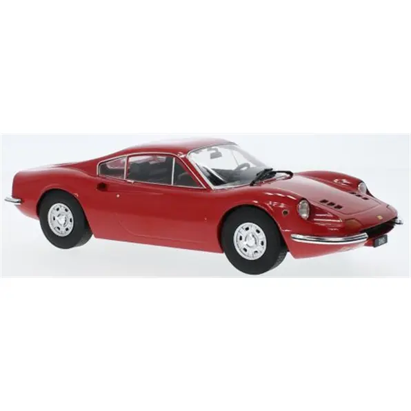 IN STOCK - MCG 1:18 Scale Diecast Model Car -  1969 Ferrari Dino 246 GT - Red