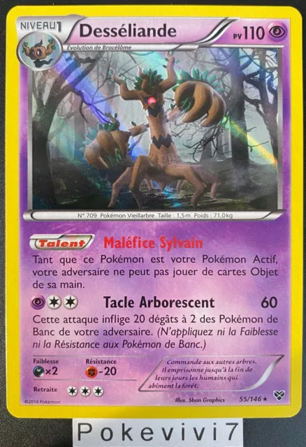 Carte Pokemon DESSELIANDE 55/146 Holo XY de Base FR