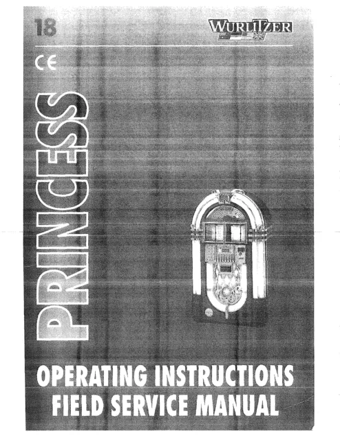 Wurlitzer Princess  CD Jukebox Manual on CD 2