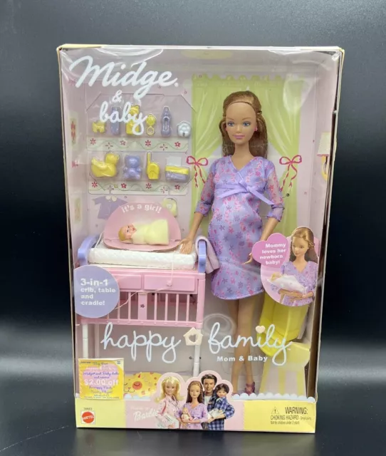 Barbie Midge Happy Family - Grávida - Midge & Baby 2002