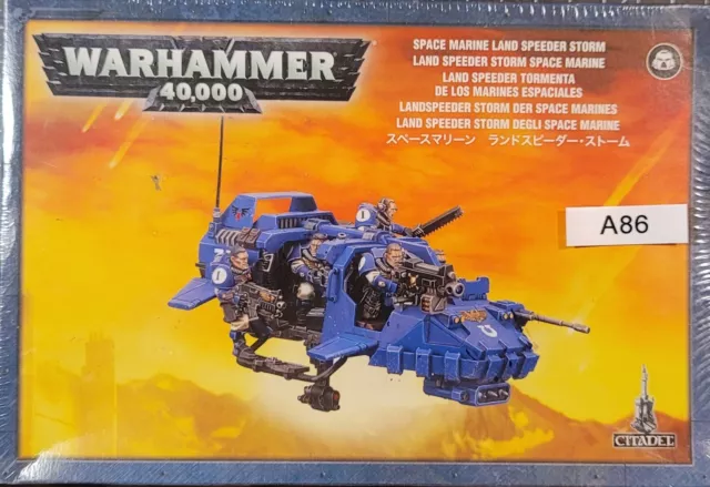 Warhammer 40k Space Marine Land Speeder Storm NIB (A86)