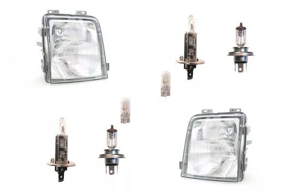 Scheinwerfer Set Halogen passend für VW LT 2D 96-07/06 Leuchtmittel links rechts