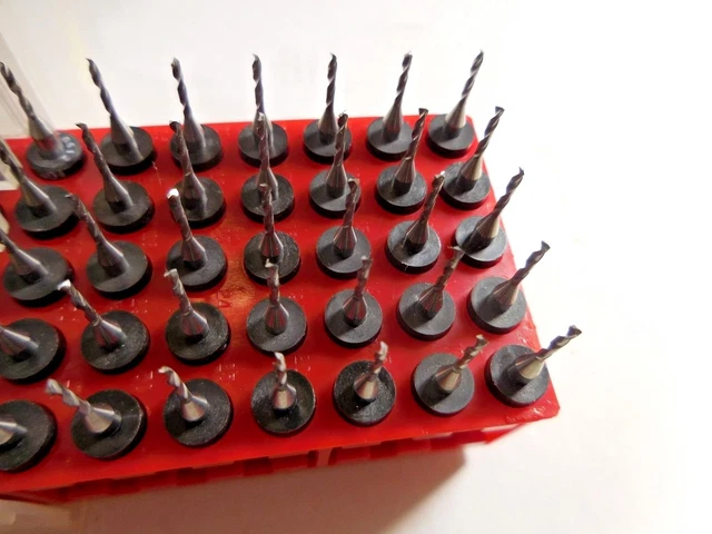 Ham Size #1.30, DEC 0.0512 Carbide PC Circuit Board Drill Bits (Box Of 50)