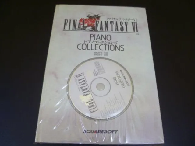 Final Fantasy VI 6 Piano Collections CD Score Tab Musical Book NEW