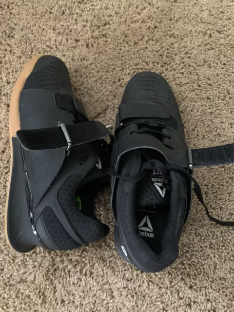 REEBOK WIT LEGACY Lifter Shoes Men US 9 Black Gum Limited