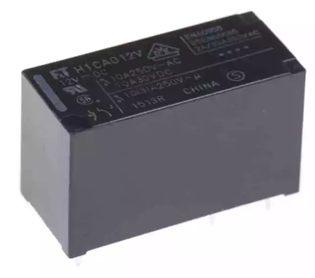 Fujitsu, 12V dc Coil Non-Latching Relay SPDT, 10A Switching Current PCB Mount