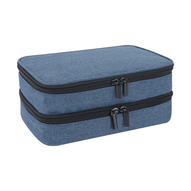 Organizador de bolsas frigoríficas portátil, bolsa de viaje fresca para batería de refrigeración