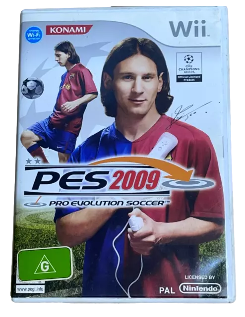 Pro evolution shop soccer 2009 wii