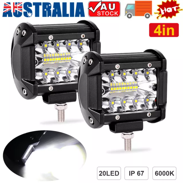 LED Work Light Bar Flood Spot Lights Driving Lamp Offroad Car Truck SUV 12V 24V