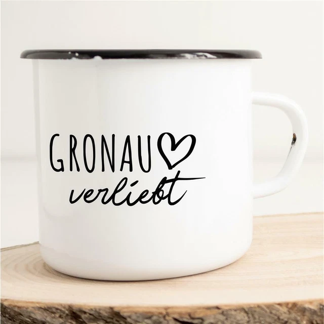 Lindenberg Stadt-Tasse – „I Love Lindenberg“ Design, 200 Ml, Aus Steingut Mit Schwarzem Henkel, Spülmaschinenfest