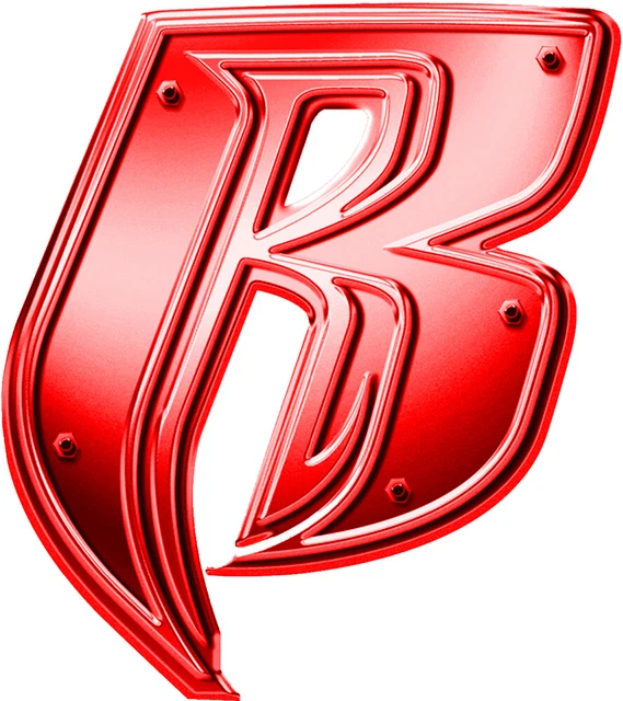 4" Wide Chrome Ruff Ryders DMX RIP Decal Sticker For Motorcycle, Car, Or Truck 8 thumbnail image
