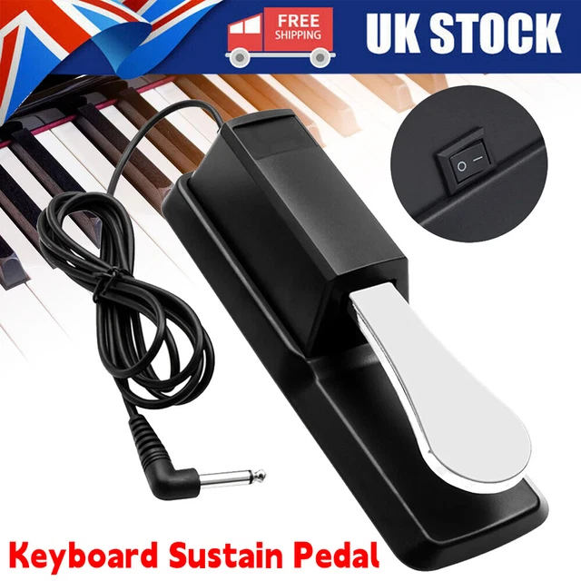Universal Piano-Style Sustain Foot Pedal for Yamaha Casio Electronic Keyboard
