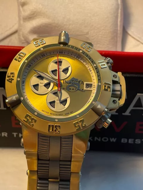 Brand New Valgranges A07.211 Invicta Subaqua 111 MSRP $6,995.00 Titanium Band