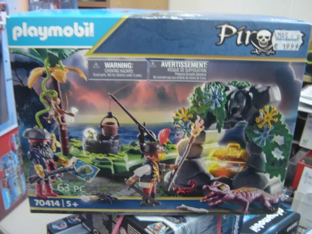 Playmobil Piraten 70414 Insel mit Schatz "Neu"(806)