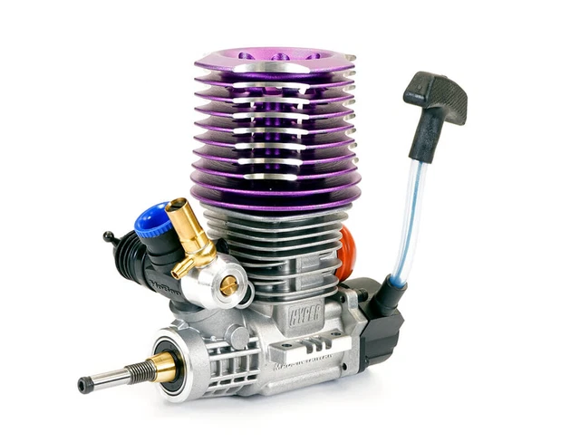 Mach3 Cnc Piastra Posteriore Motore Nitro Per Hyper Mach 21/28 - Per Avviamento Elettrico Rotatorio Fastrax Statore Motoplat - Foto 2