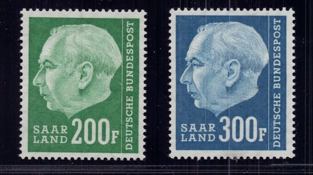 Saarland Michel Nummer 427 + 428 postfrisch