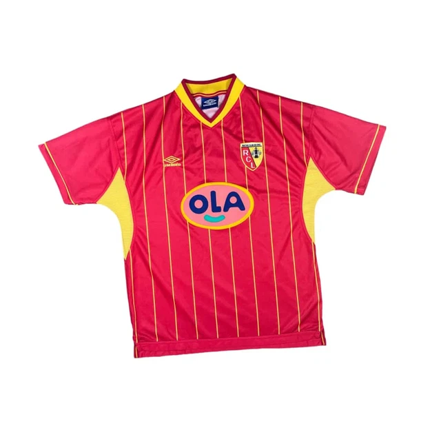 MAILLOT VINTAGE UMBRO RC Lens Ligue 1 Esteban Fuertes