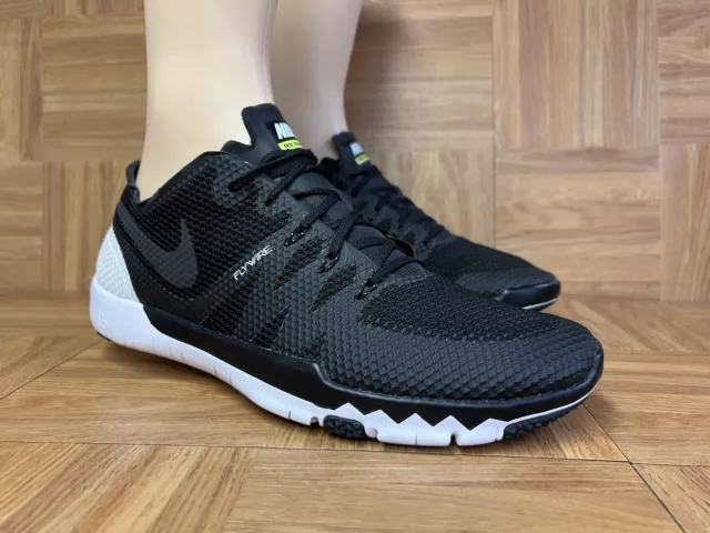 NIKE FREE 4.0 V3 Mens Running Black Green Trainers Size Uk 8 EU 42.5 14.00 PicClick UK