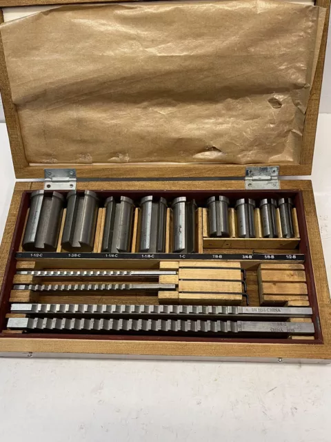16PCS Keyway Broach HSS CNC Metalworking Cut Tool Set 16PCS Keyway Broach HSS CNC Metalworking Cut Tool Set