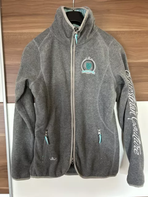 Felix Bühler Fleecejacke Reiten Grau Größe M 36 38