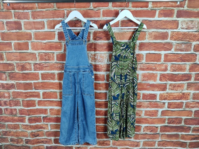Pacchetto Bambina Età 6-7 Anni 100% Next Culotte Tuta Estiva Denim 122Cm