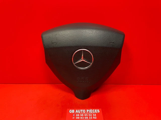 Airbag De Volant Mercedes E Classe W213 / GLA / CLA - Cuir Gris - Pièce D'origine D'occasion