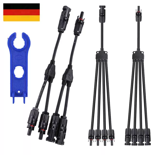SOLARPANEL Y Abzweigverbinder Kabelkoppler für Parallelschaltung EUR 7,52 -  PicClick DE