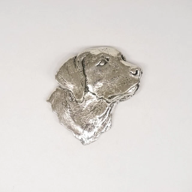 Labrador Cabeza Pin de Solapa Pin Sombrero Adorno Labrador Perro Button Nuevo