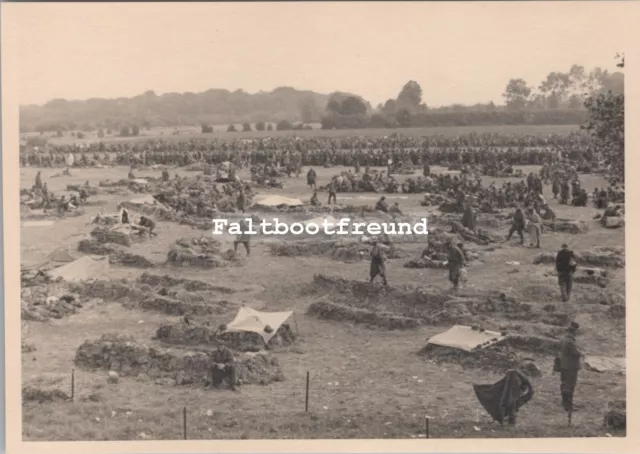 (RB)2024-36, Foto, großes Gefangenen Lager in Gournay, POW, Frankreich, 1940, 01