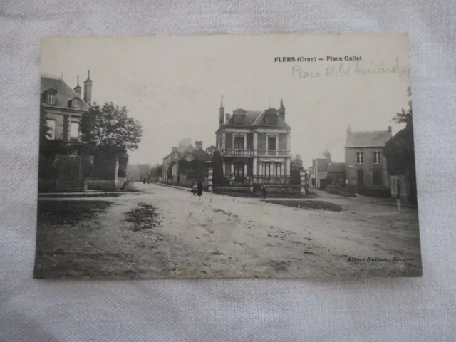 Cpa Orne 61 Flers Place Gallet
