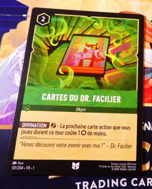 LORCANA TRADING CARD Game Disney Chapitre 1 Carte Du Dr Facilier 101/204 Fr  M EUR 1,79 - PicClick FR