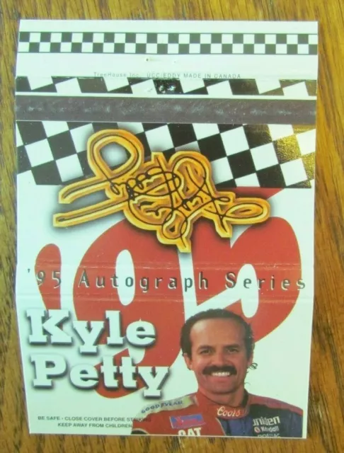 Nascar Racing Car Driver Kyle Petty Matchbook Cover Empty 1995 Matchcover -D4